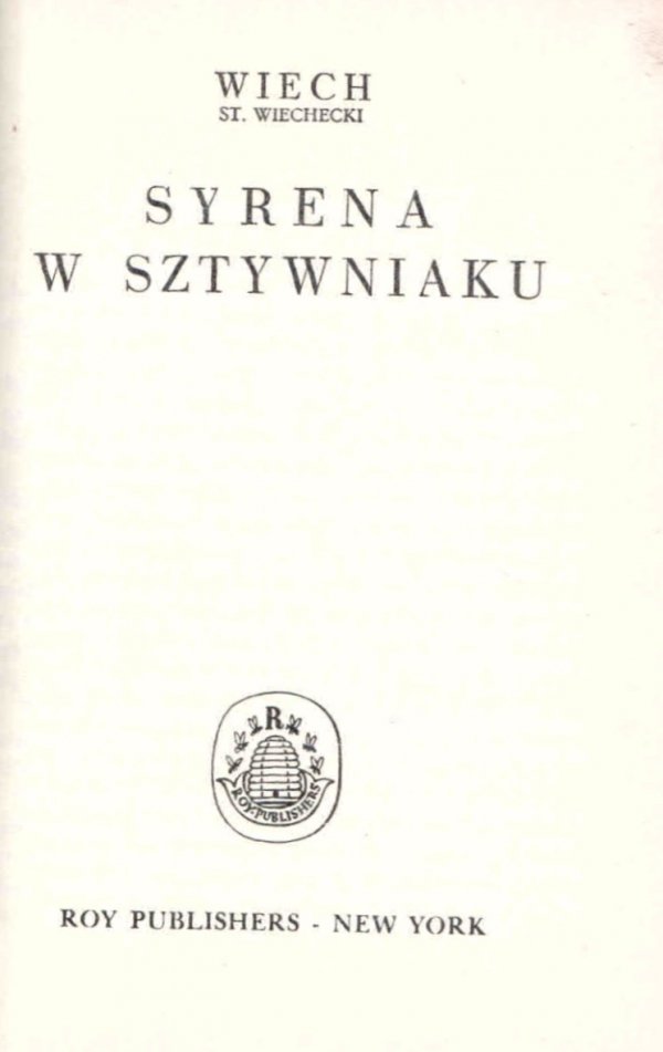Wiechecki Stefan - Syrena w sztywniaku