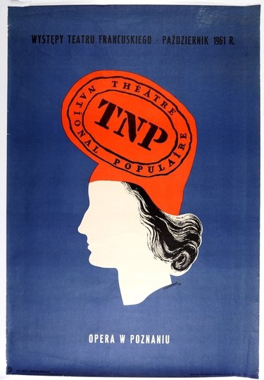 TREPKOWSKI Tadeusz - Théatre National Populaire. Występy teatru francuskiego. Opera w Poznaniu. 1961