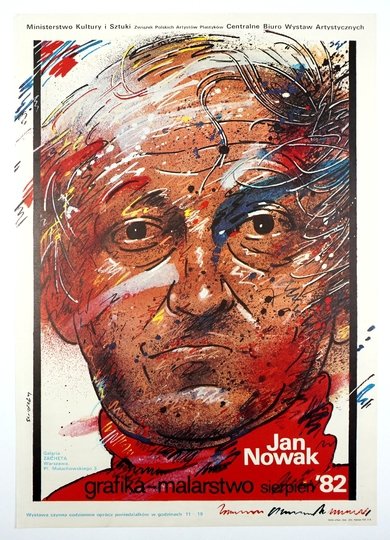 ŚWIERZY Waldemar - Jan Nowak. Grafika - malarstwo. Sierpień '82. 1982.