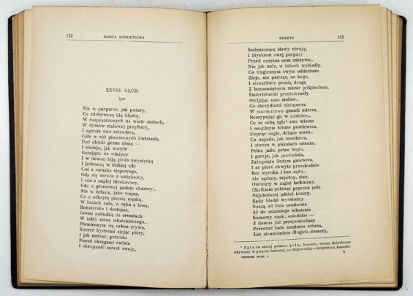 KONOPNICKA Marya - Poezye. Wyd. zupełne, krytyczne. Oprac. Jan Czubek. T. 1-8. Słowo wstępne Henryka Sienkiewicza