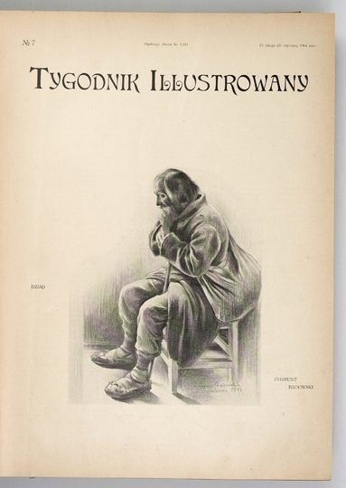 TYGODNIK Illustrowany.{|br /|}[R. 45], półrocze 1, nr 1-26: 2 I 1904 (20 XII 1903) 1901-25 (12) VI 1904{|br /|}[R. 45], półrocze 2, nr 27-53: 2 VII (19 VI) 1904-31 (18) XII 1904.