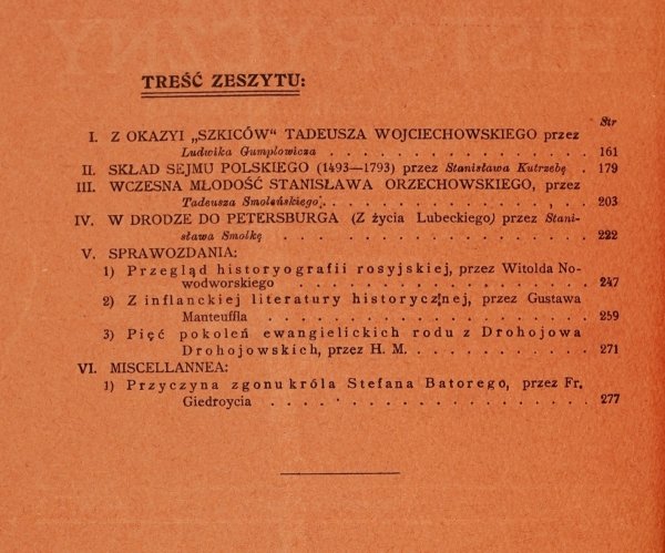 Przegląd Historyczny. Dwumiesięcznik naukowy. Red. J. K. Kochanowski. T.2, z.2: III-IV 1906.