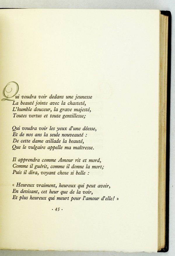 Les Amours de Ronsard. T.1-2. Choix présenté par Pierre d'Espezel. Eaux fortes de Paulette Humbert