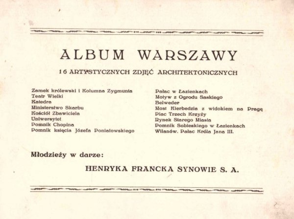 Album Warszawy. 16 artystycznych zdjęć architektonicznych