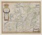Scultetus Jonas, Blaeu Johan - [ŚLĄSK]. Dvcatvs Silesiae Glogani Vera Delineatio Secunda cura ac labore confecta 