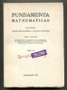 Fundamenta Mathematicae. Redaktorowie: Stefan Mazurkiewicz i Wacław Sierpiński. T.7 [1958] 