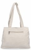 Torebka Damska typu Shopper Bag firmy Hernan Beżowa