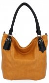 Torebka Damska Shopper Bag XL firmy Hernan Żółta