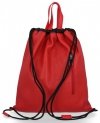 BEE BAG Torebka Damska Shopper Beatrice Czerwona