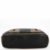 Dwukomorowa Torebka Damska Shopper Bag firmy Hernan Czarna/Ziemista