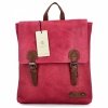 Plecak Damski w Stylu Vintage firmy Herisson  Fuksjowy