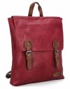 Plecak Damski w Stylu Vintage firmy Herisson  Bordowy