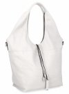 Torebka Damska Na Co Dzień Shopper Bag firmy Hernan Biała