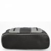 Dwukomorowa Torebka Damska Shopper Bag firmy Hernan Szara/Jasno Szara