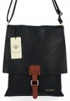 BEE BAG Torebka Damska Listonoszka Napoli Czarna