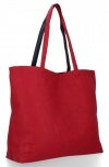 BEE BAG Torebka Damska Shopper Listonoszka Grace Czerwona/Granat