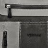 Dwukomorowa Torebka Damska Shopper Bag firmy Hernan Szara/Jasno Szara