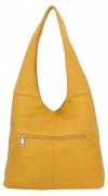 Uniwersalna Torebka Damska Shopper Bag firmy Hernan Żółta