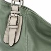 Torebka Damska Shopper Bag XL firmy Hernan Jasno Zielona/Beżowa