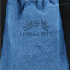 Torebka Skórzana VITTORIA GOTTI Made in Italy Jeansowa