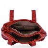 Torebka Damska typu Shopper Bag firmy Hernan Bordowa
