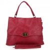 Torebka Damska w Stylu Vintage firmy Hernan Czerwona
