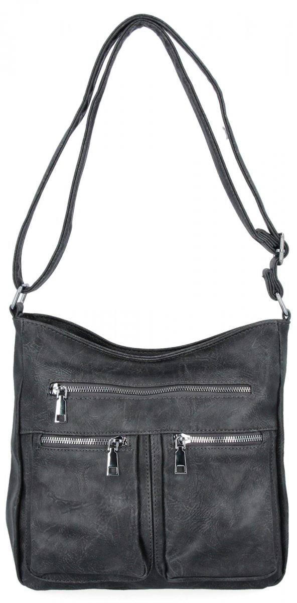 Miejska Torebka Damska Listonoszka firmy Herisson Szara