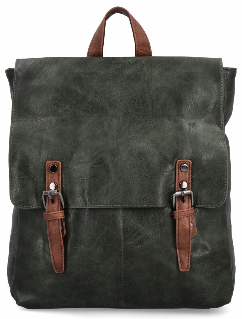 Modny Plecak Damski Vintage firmy Herisson Zielony