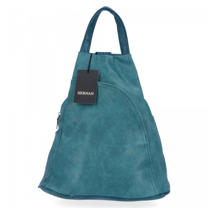 Uniwersalny Plecak Damski firmy Hernan Turkusowy