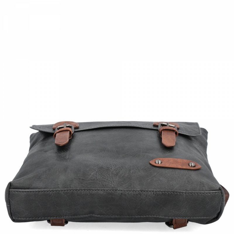 Plecak Damski w Stylu Vintage firmy Herisson  Szary