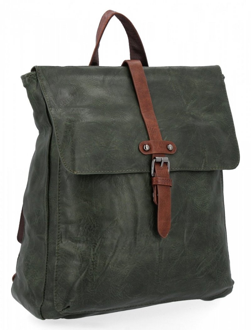 Plecak Damski w Stylu Vintage firmy Herisson Zielony