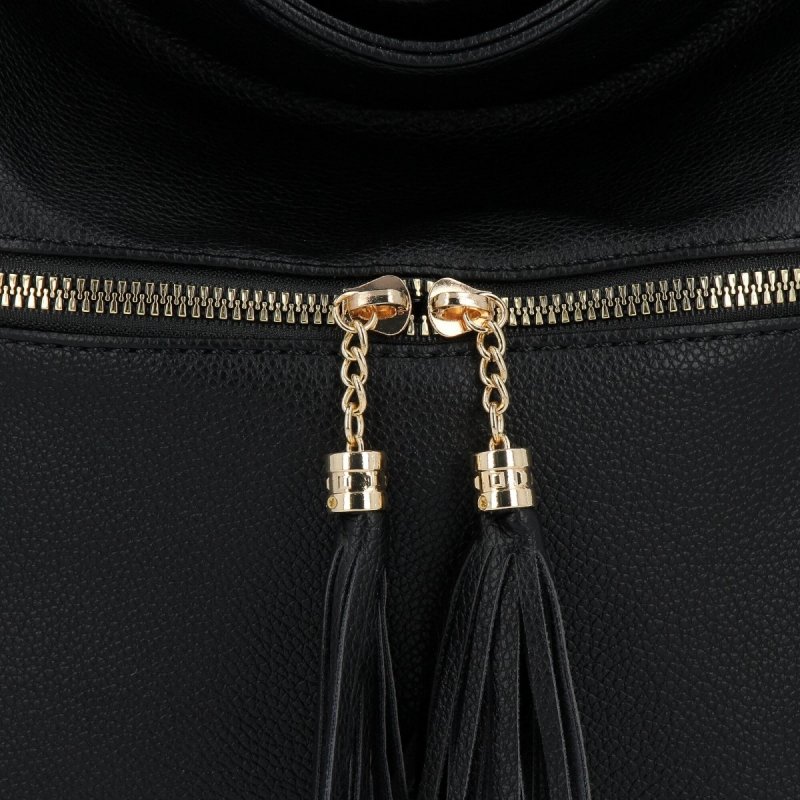 Uniwersalna Torebka Damska Listonoszka firmy Herisson Czarna