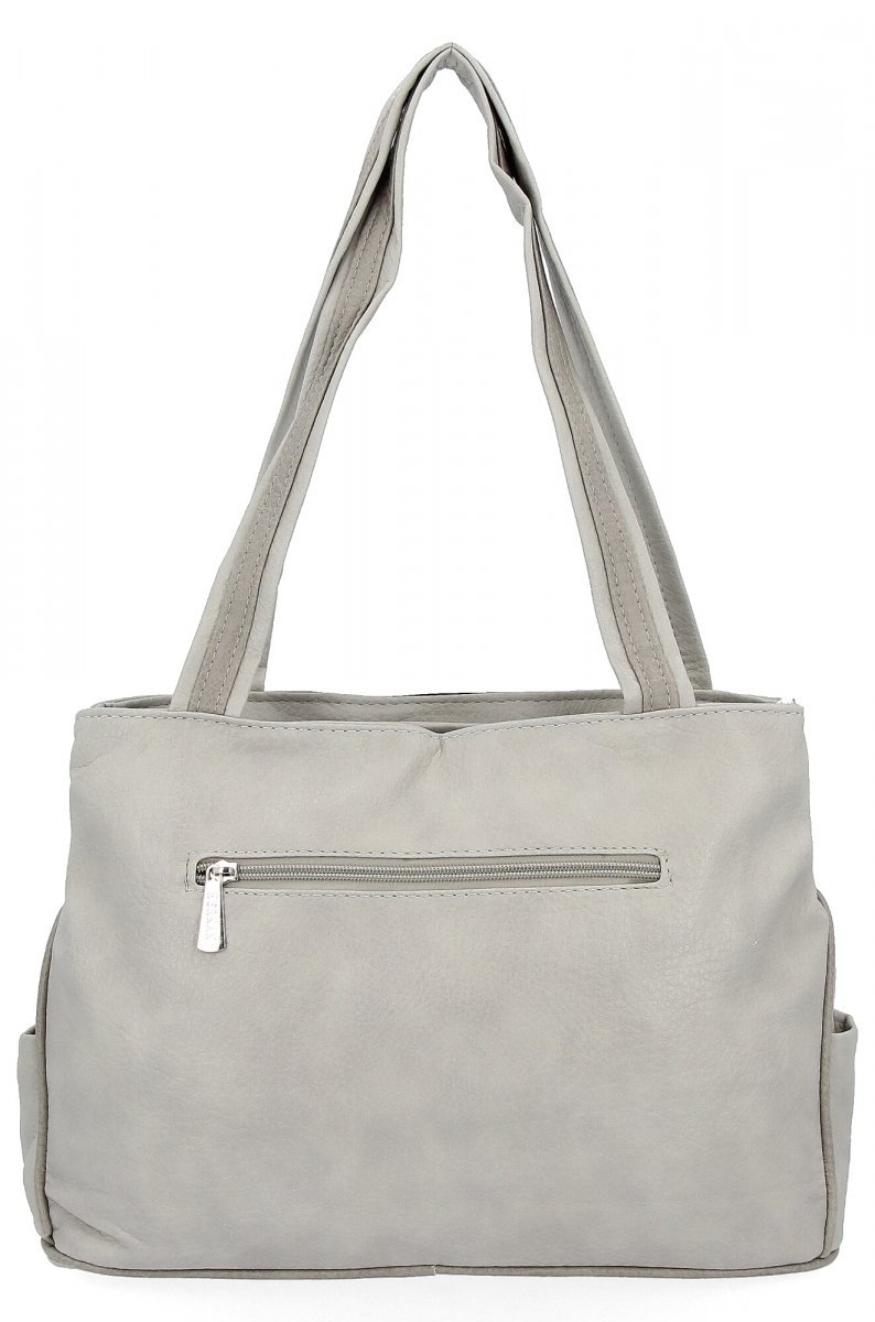 Torebka Shopper Bag firmy Hernan Jasno Szara