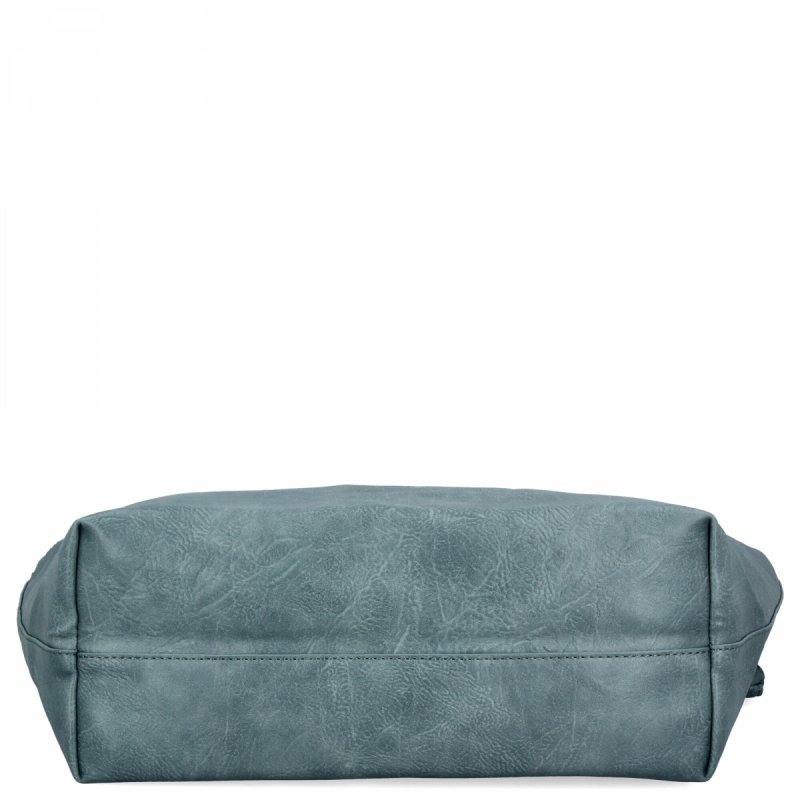 Torebka Damska Shopper Bag XXL firmy Herisson Błękitna