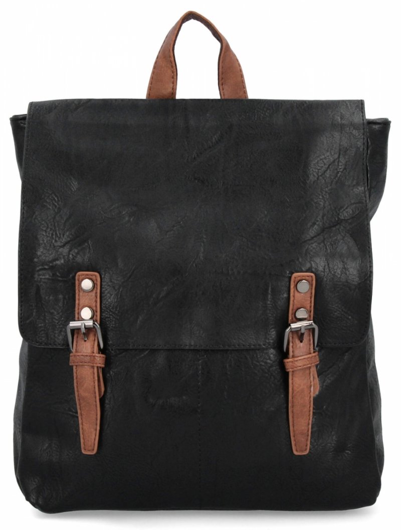 Modny Plecak Damski Vintage firmy Herisson Czarny