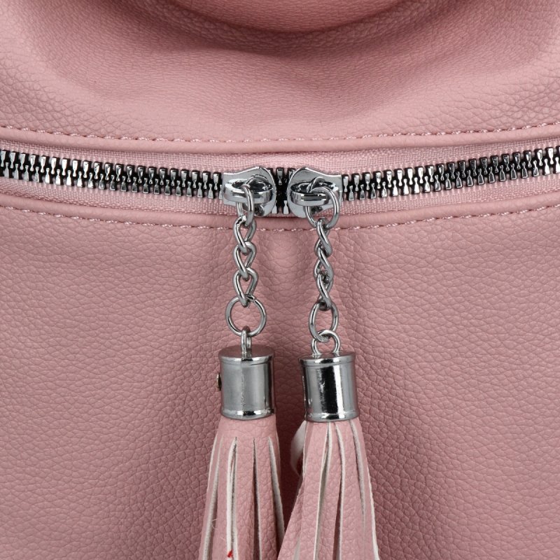 Uniwersalna Torebka Damska Listonoszka firmy Herisson Pudrowy Róż