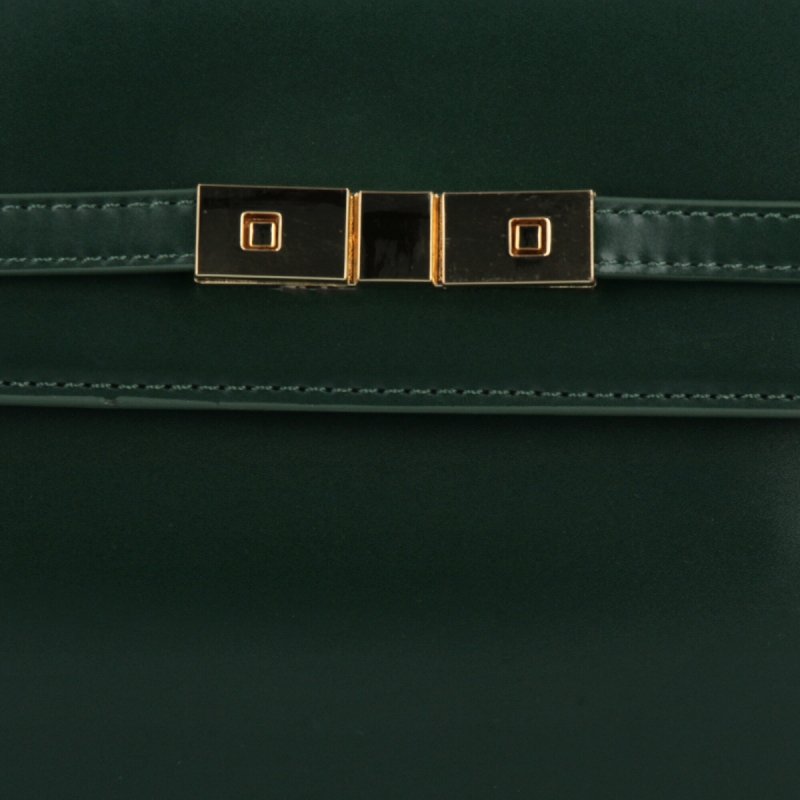 Elegancka Torebka Damska Listonoszka firmy Herisson Butelkowa Zieleń