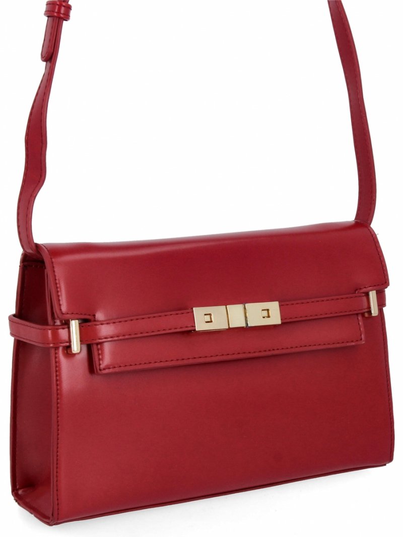 Elegancka Torebka Damska Listonoszka firmy Herisson Czerwona