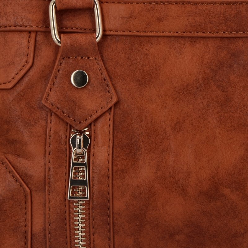 Torebka Damska w Stylu Vintage firmy Herisson  Ruda