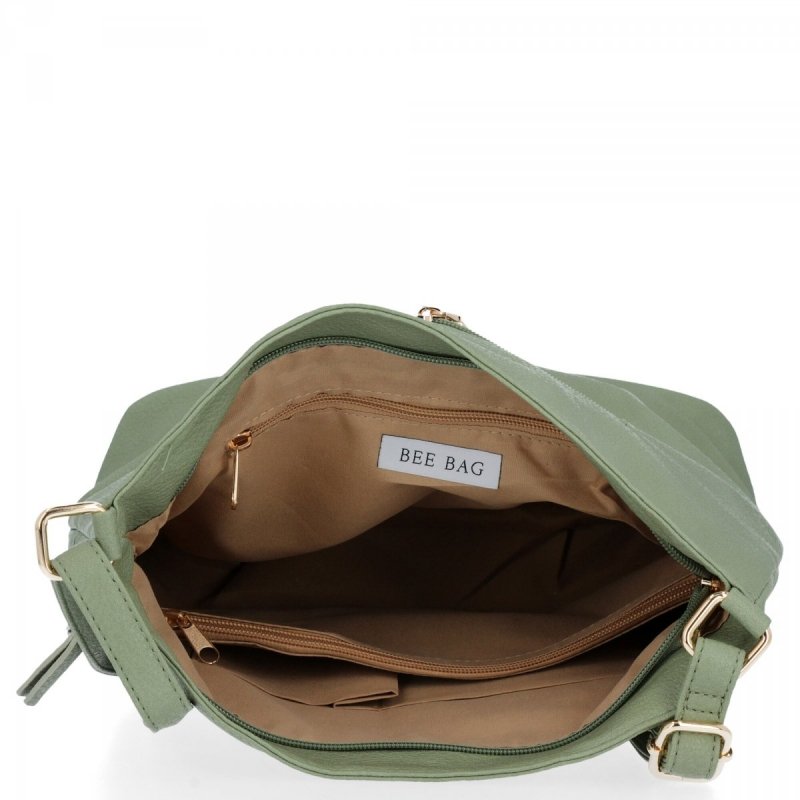 BEE BAG Torebka Damska Listonoszka Celine Zielona
