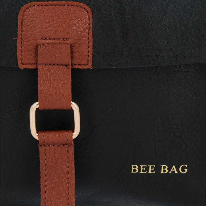 BEE BAG Torebka Damska Listonoszka Napoli Czarna