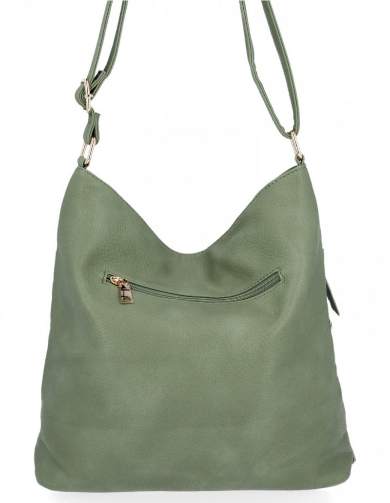 BEE BAG Torebka Damska Listonoszka Celine Zielona