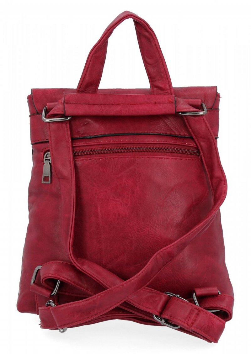 Plecak Damski Vintage firmy Hernan Bordowy