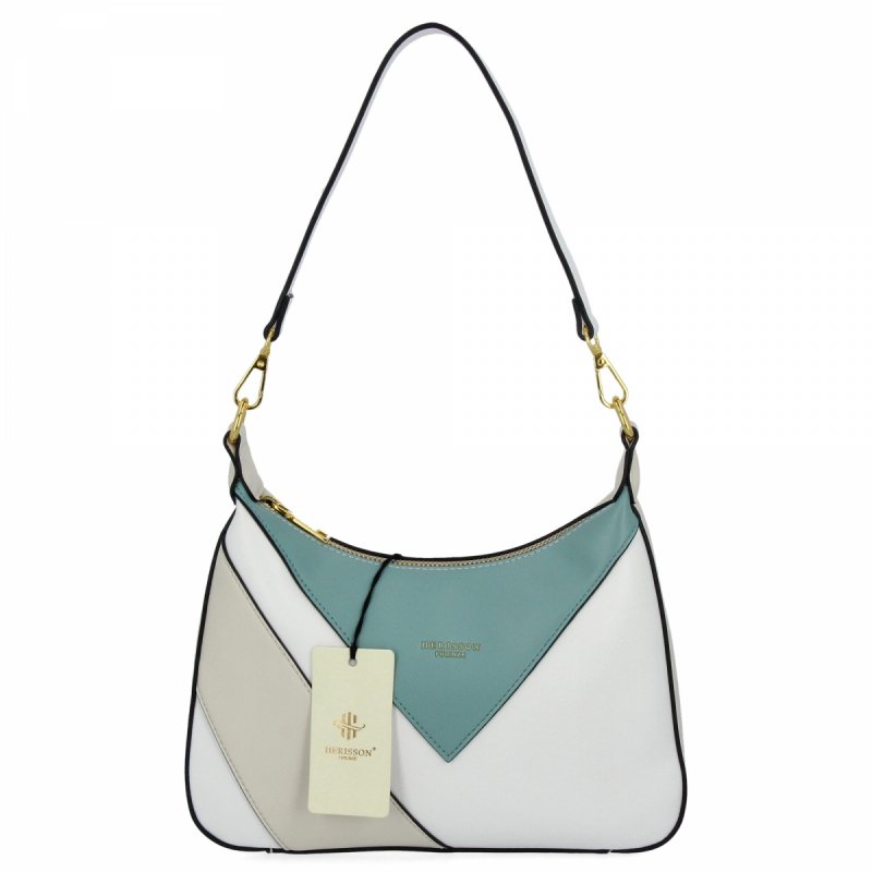 Stylowa Torebka Damska Na Ramię firmy Herisson  Beżowa