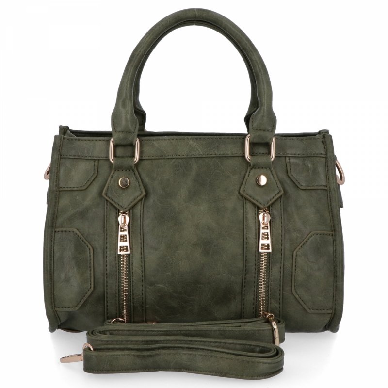 Torebka Damska w Stylu Vintage firmy Herisson Zielona