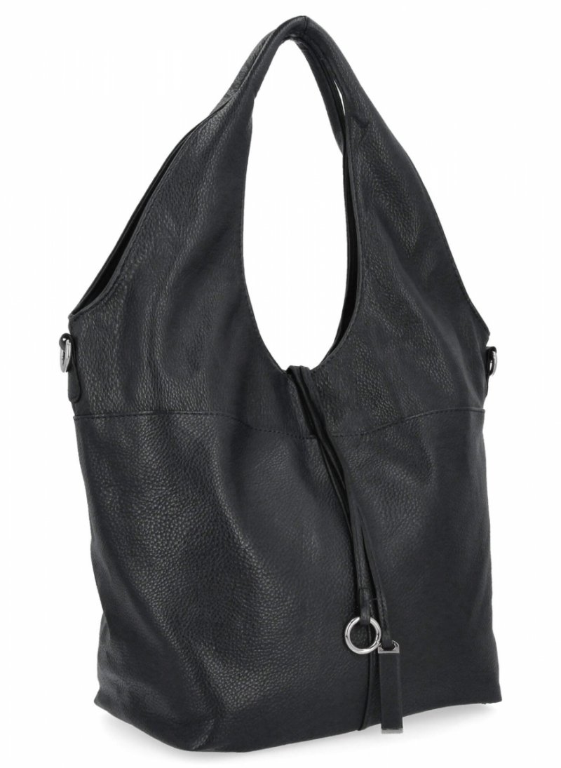 Torebka Damska Na Co Dzień Shopper Bag firmy Hernan Czarna