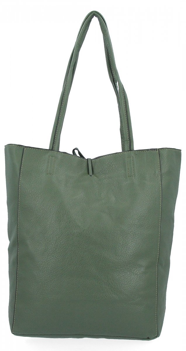 Uniwersalne Torebki Damskie XL Shopper Bag firmy Hernan Zielona