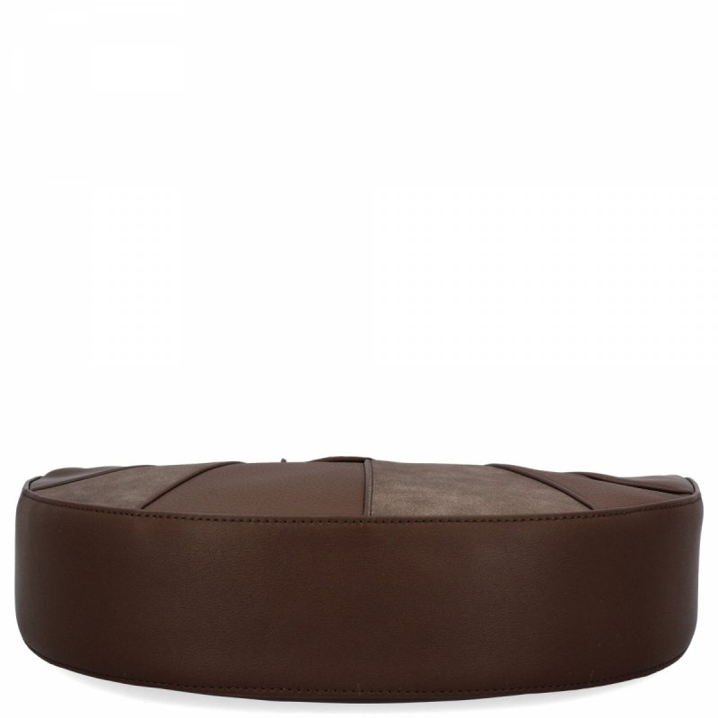 Torebka Damska Modny Kuferek firmy Herisson Czekoladowa