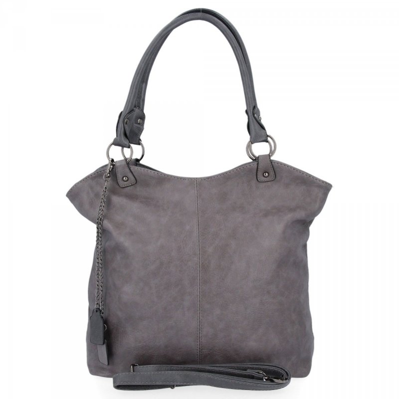 Torebka Damska Shopper Bag XL firmy Hernan Szara