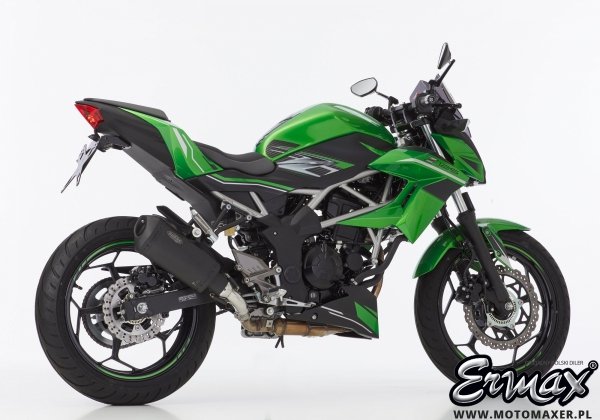 Sportowy wydech SHARK DSX-10 BLACK slip-on końcówka Kawasaki Z125 / Ninja 125 2019 - 2025